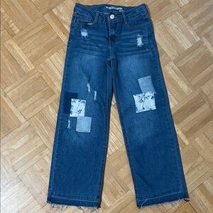 Wallflower Denim Jeans with Patchwork Accents